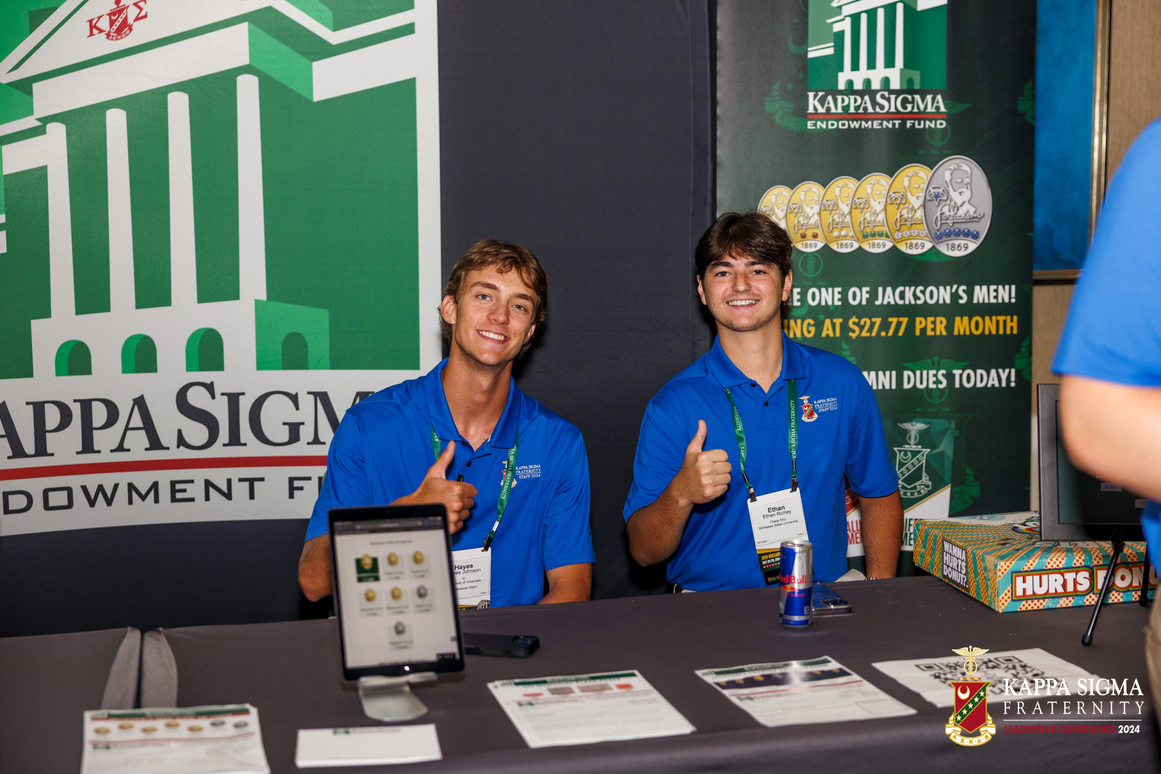 Kappa Sigma Endowment Fund Booth